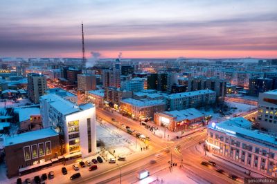Виды зимнего Якутска фото