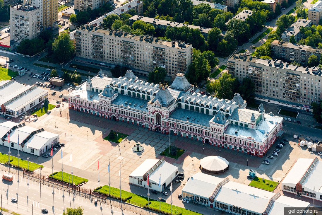 Нижегородская ярмарка с высоты фото