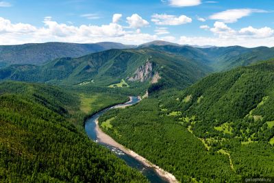 Река Уда в Тофаларии фото