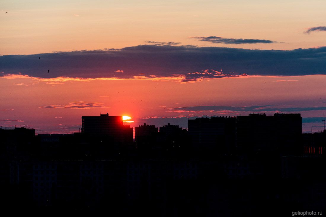 Закат в Нижнем Новгороде фото