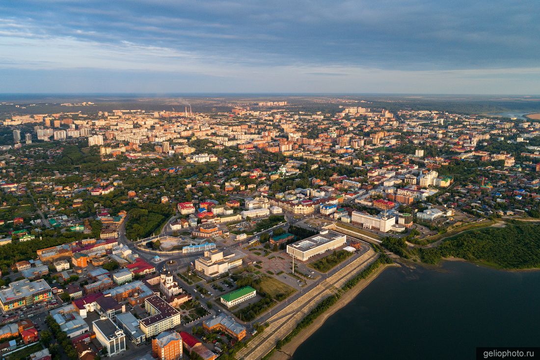 Летний Томск с высоты фото