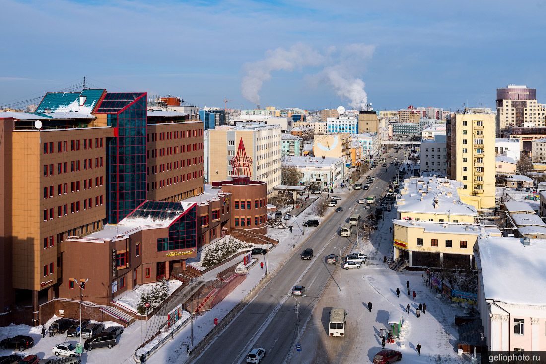 Азимут отель на проспекте Ленина в Якутске фото