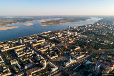 Центр Волгограда с высоты фото