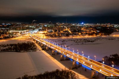 Гагаринский мост через Оку в Калуге фото