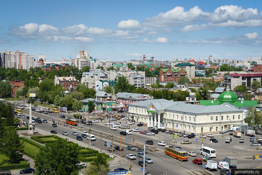 Демидовская площадь в Барнауле фото