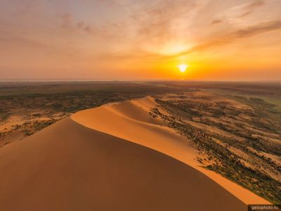 Пустыня Сарыкум в Дагестане фото