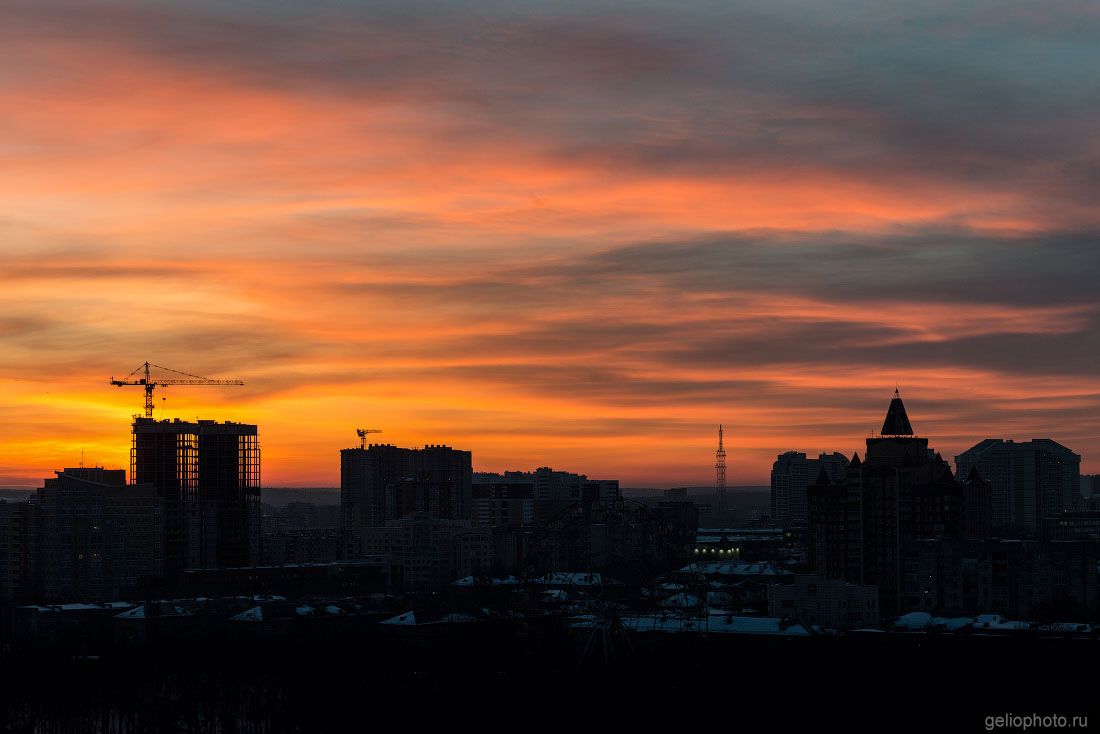 Закат в Перми фото