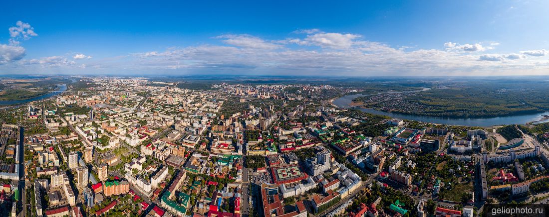 Панорама Уфы с высоты фото