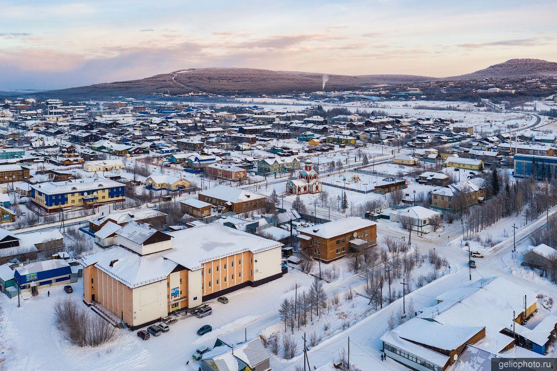 Тура с высоты зимой фото