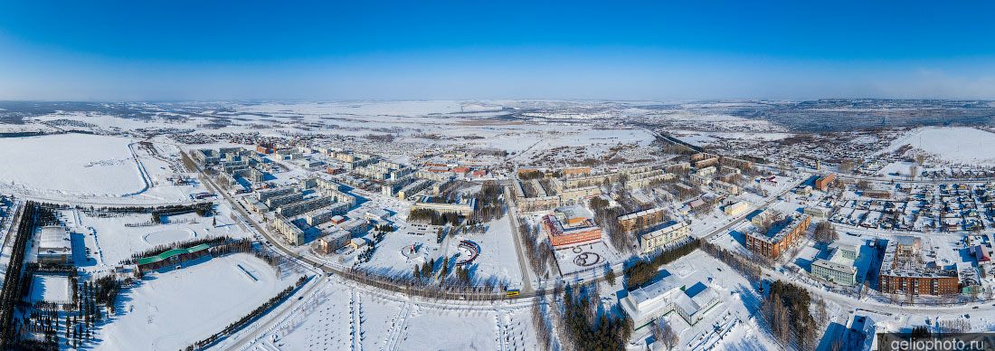 Панорама Бачатского с высоты фото