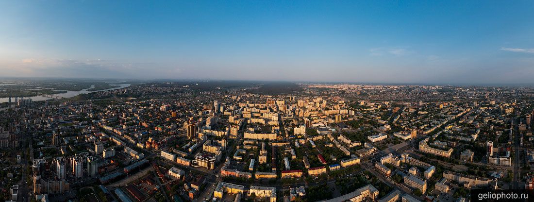 Панорама Барнаула с высоты фото