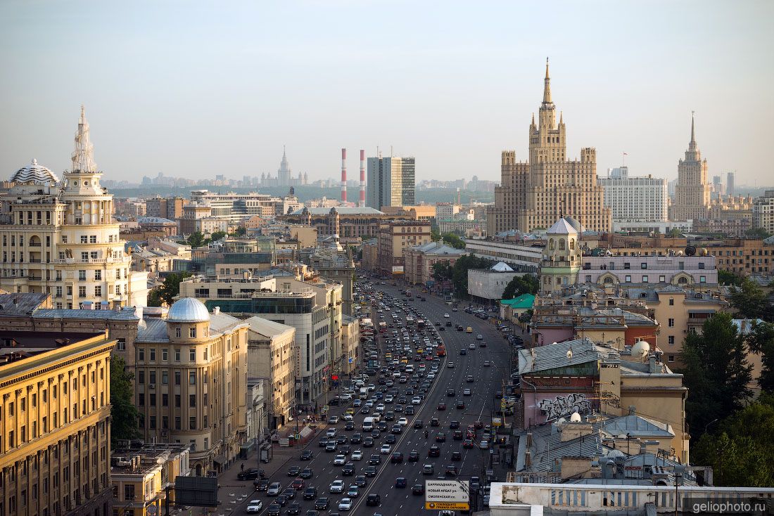 Садовая-Кудринская улица в Москве фото