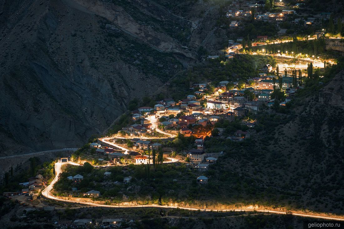 Улица Гунибская вечером фото