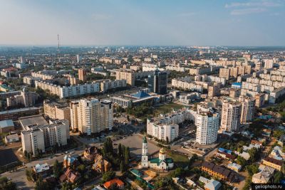 Ленинский район Оренбурга с высоты фото