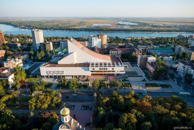 Театр Горького в Ростове-на-Дону с высоты фото
