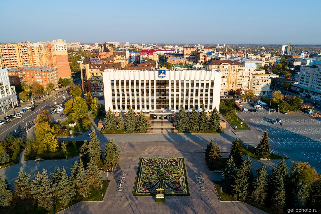 Администрация Тюмени с высоты фото