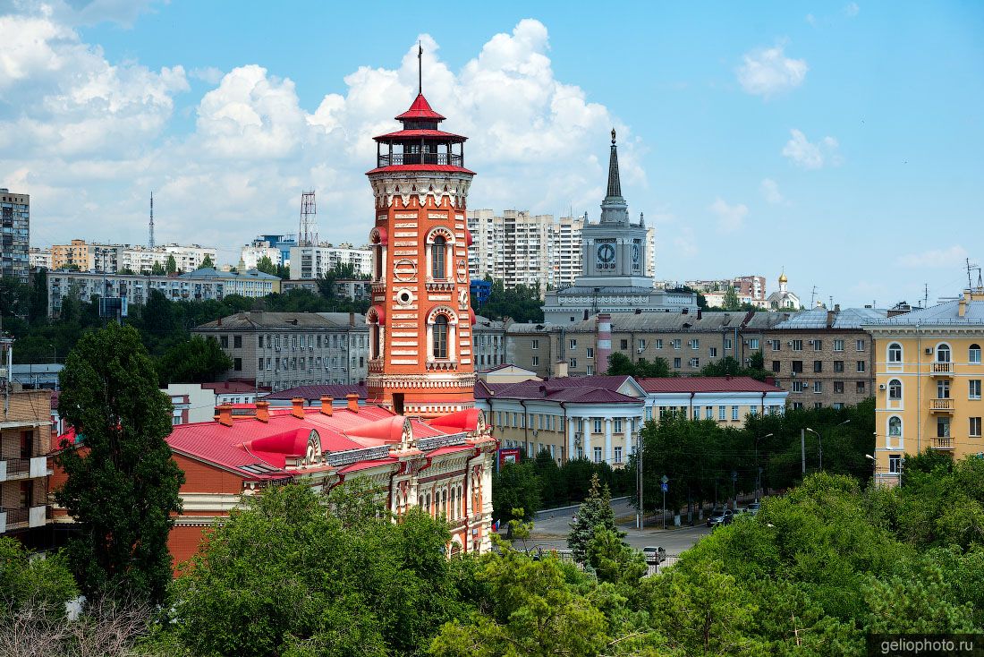 Каланча пожарной команды в Волгограде фото