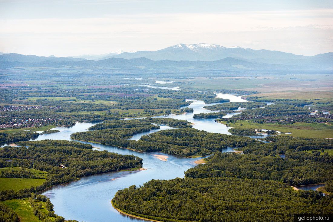 Река Енисей в Хакасии фото