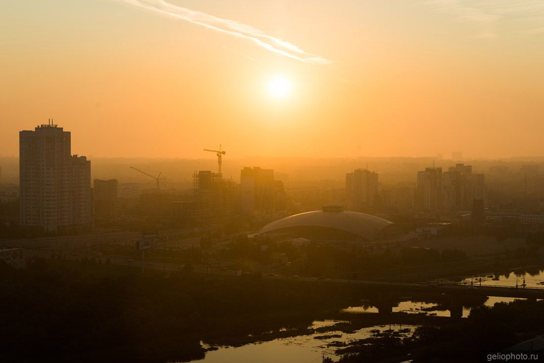 Челябинский торговый центр Ариант с высоты фото