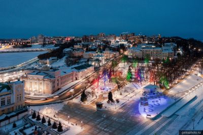 Сквер Иванова в Чебоксарах фото