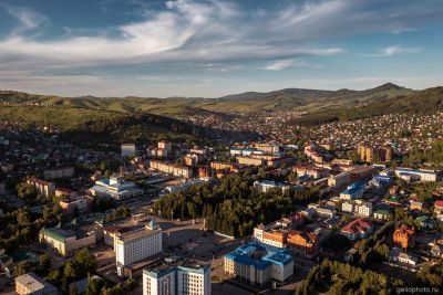 Площадь Ленина в Горно-Алтайске фото