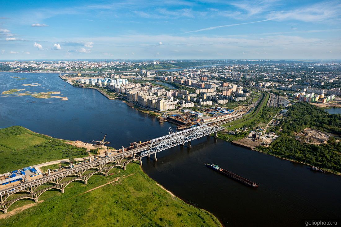 Борский мост в Нижнем Новгороде фото