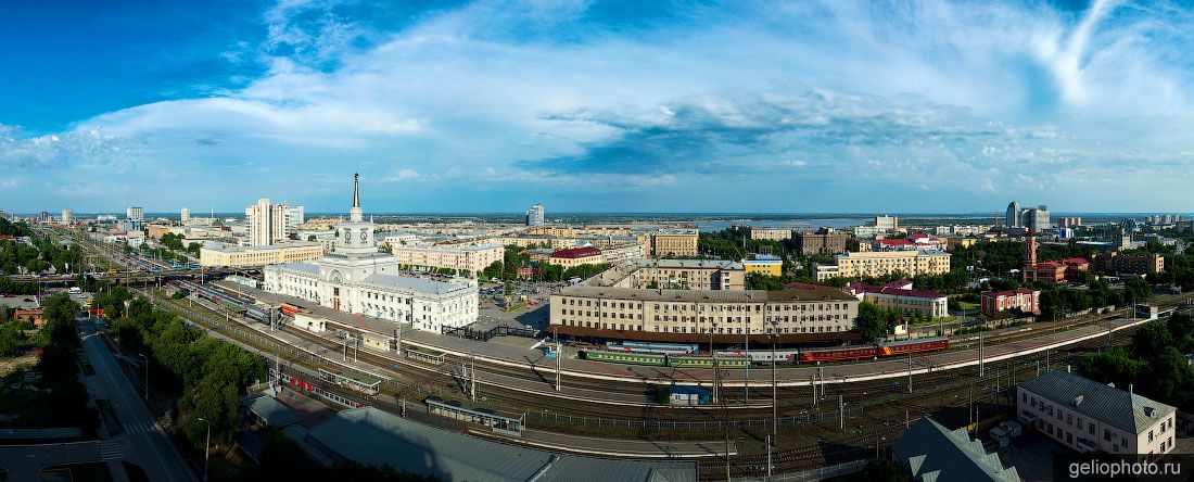 Панорама ЖД вокзала Волгограда фото