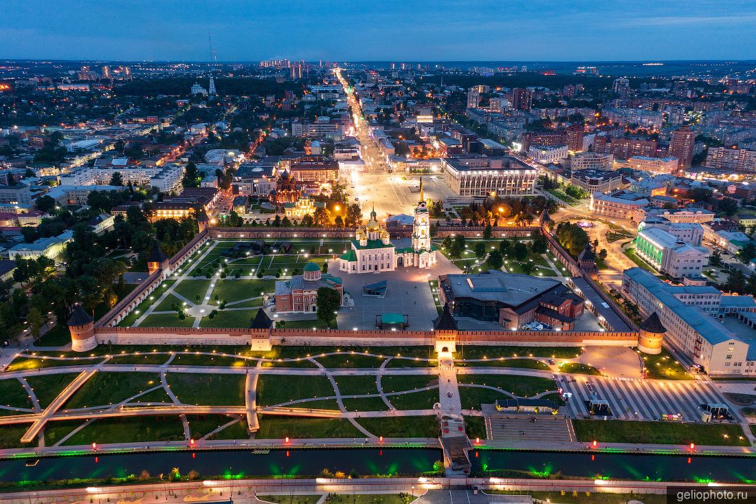 Тульский Кремль с высоты фото