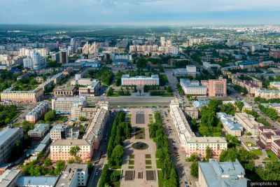 Площадь Ветеранов в Барнауле фото