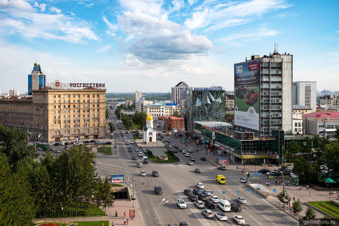 Часовня Николая Чудотворца в Новосибирске фото