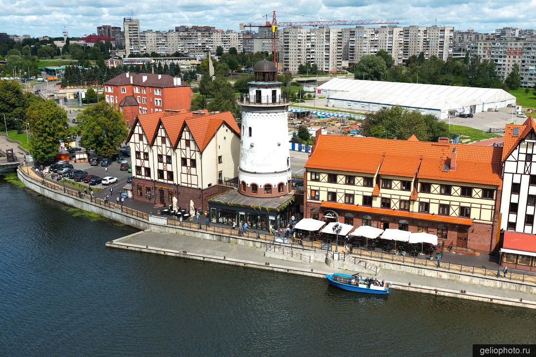 Рыбная деревня в Калининграде фото