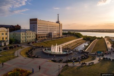 Набережная реки Ушайки в Томске фото