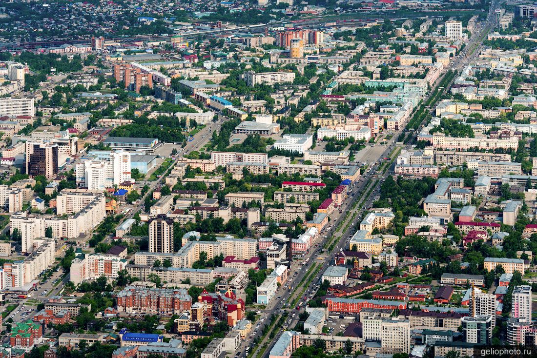 Барнаул с высоты фото