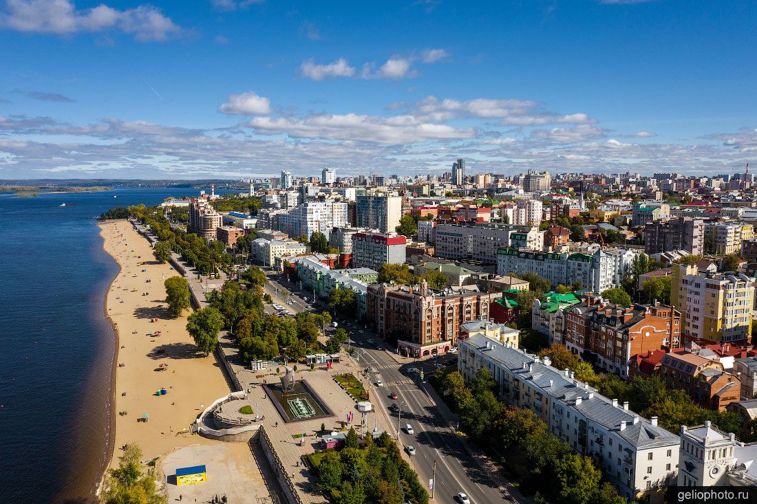 Набережная Волги в Самаре фото