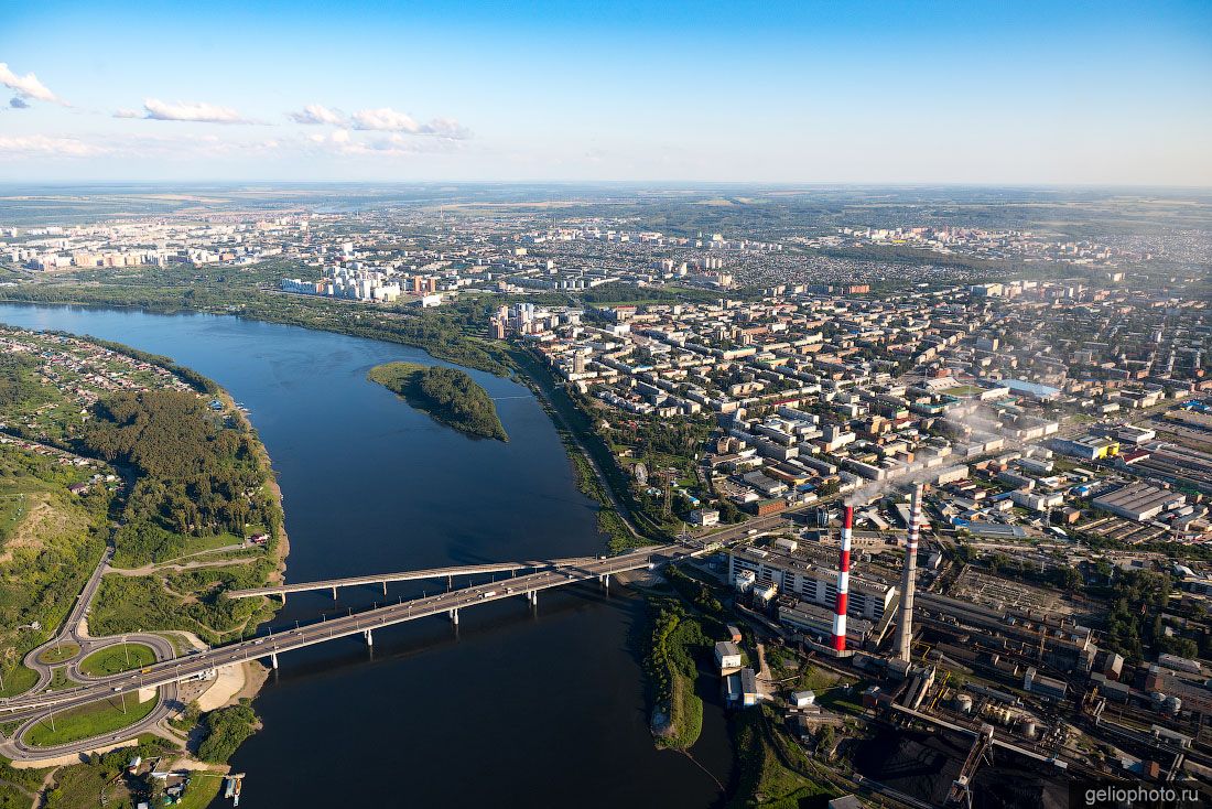 Кузнецкий мост через Томь в Кемерово фото