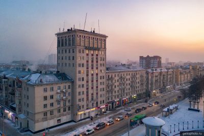 Первый сибирский небоскрёб в Новокузнецке фото