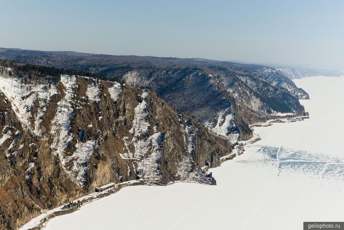 КБЖД на Байкале с высоты фото