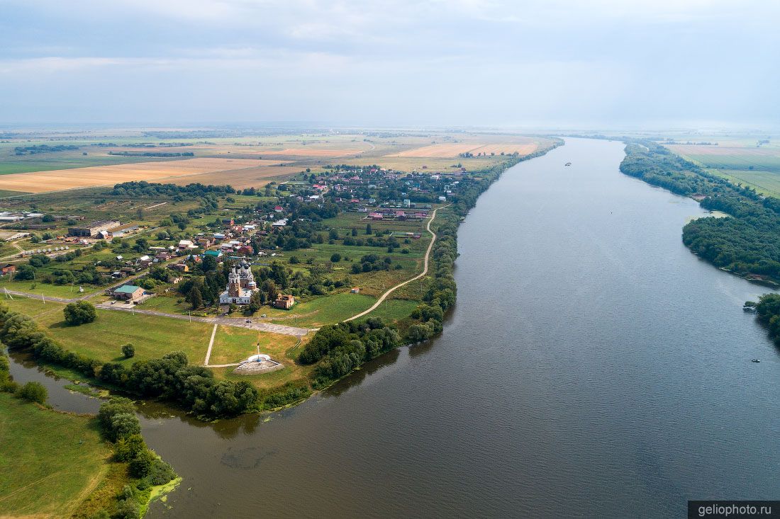 Село Дединово с высоты фото