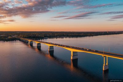 Красавинский мост через Каму в Перми фото