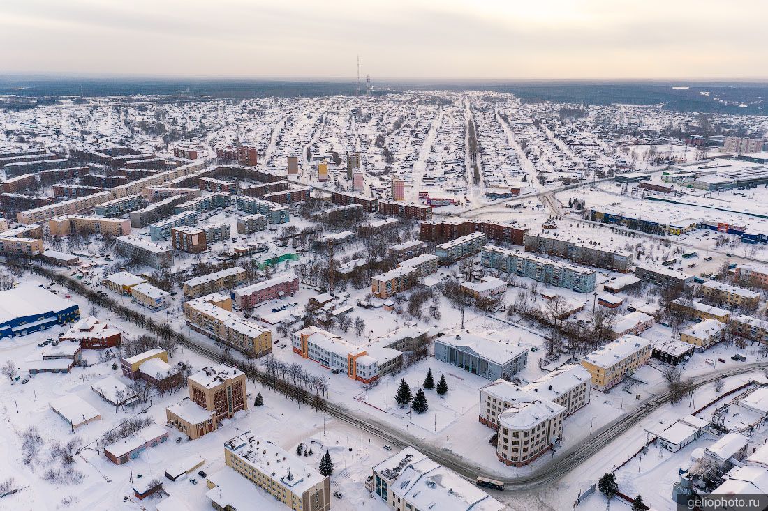 Площадь Ленина в Анжеро-Судженске фото