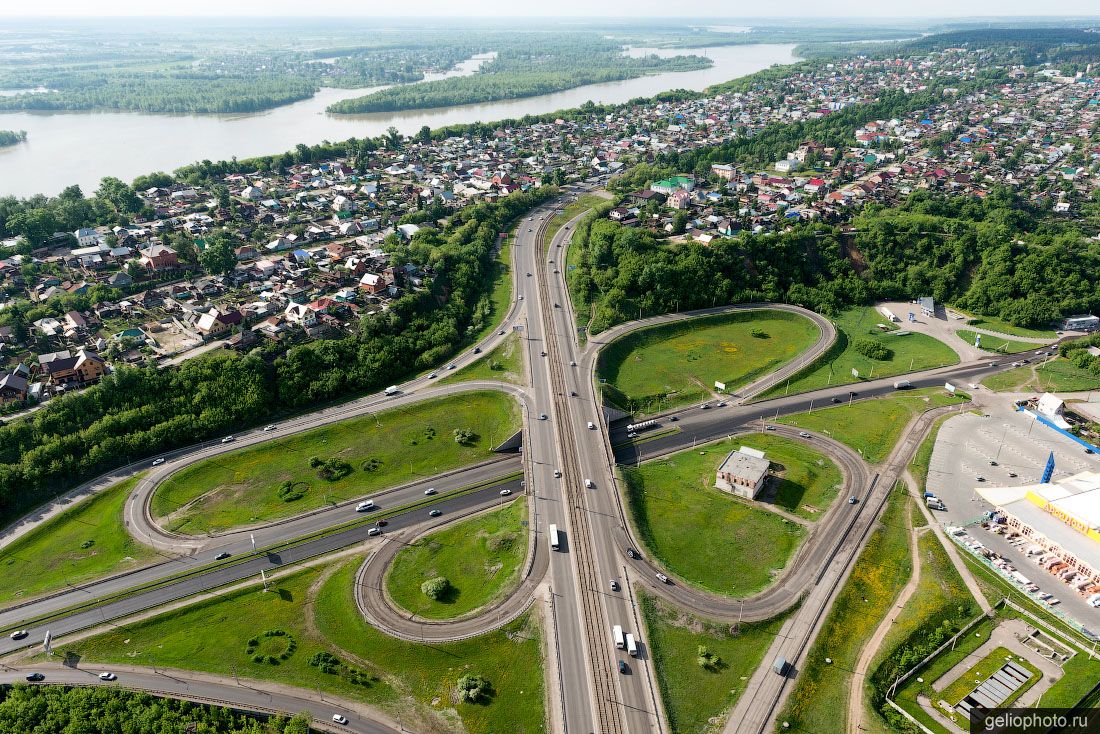 Развязка Красноармейского проспекта в Барнауле фото