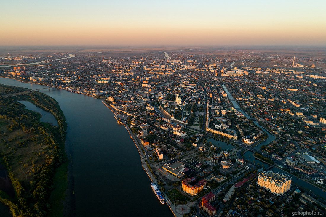 Астрахань с высоты фото