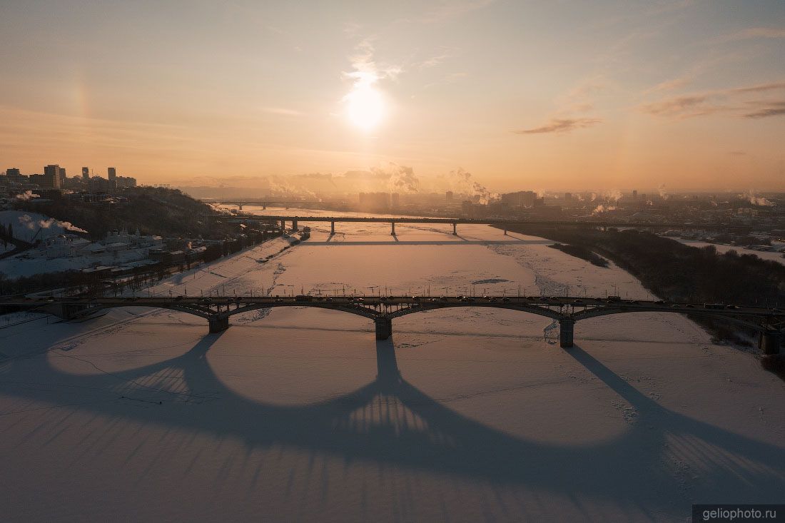 Канавинский мост через Оку в Нижнем Новгороде фото