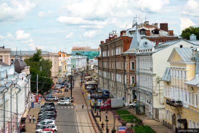 Рождественская улица в Нижнем Новгороде фото