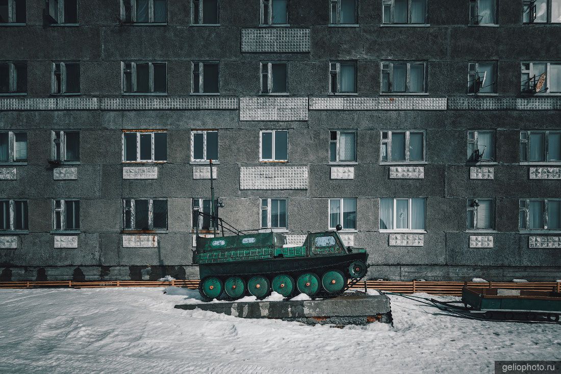 Советский вездеход ГАЗ-71 на Диксоне фото