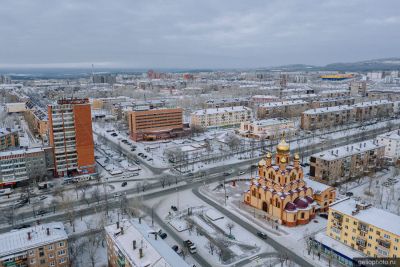 Пересечение улиц Кирова и Мира в Братске фото