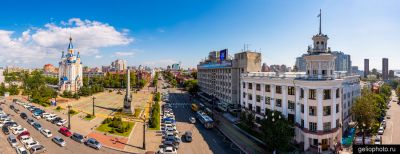 Комсомольская площадь в Хабаровске фото
