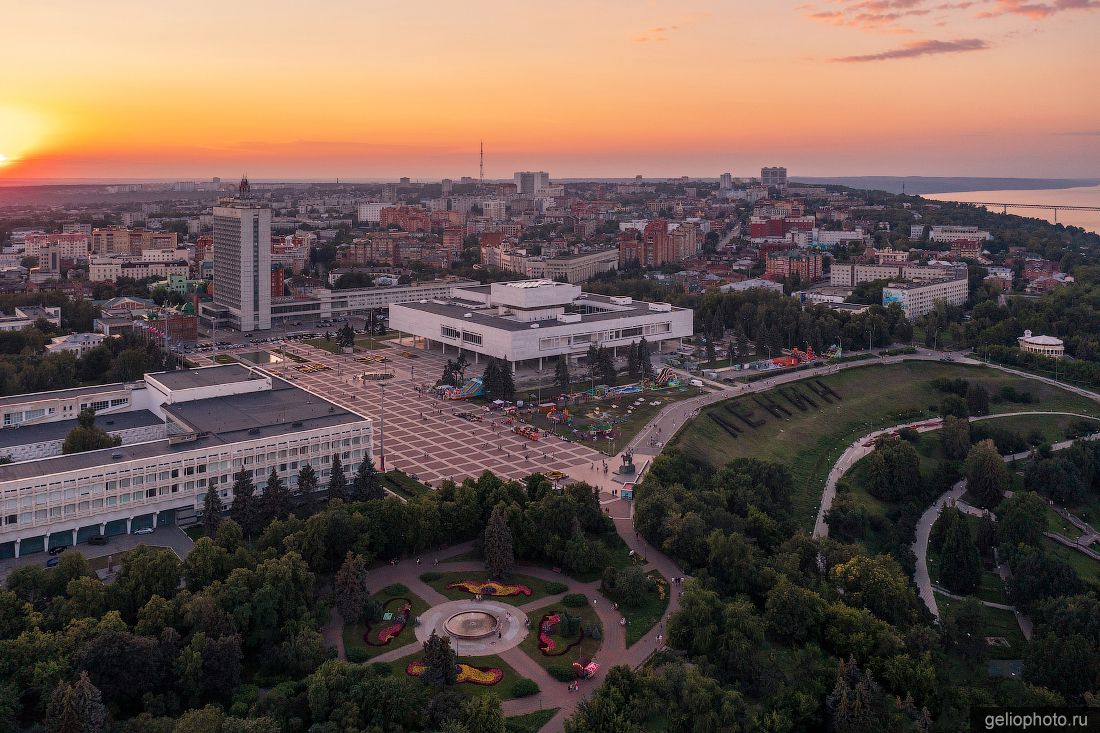 Центр Ульяновска с высоты фото