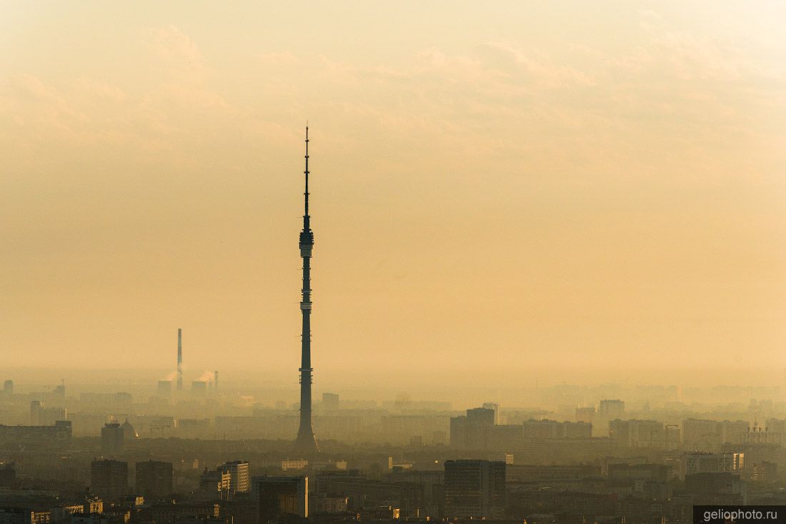 Останкинская телебашня в Москве фото