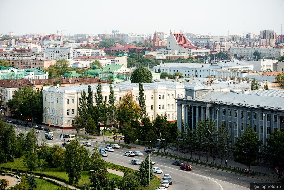 Улица Ленина и Управление МВД России по Омской области фото